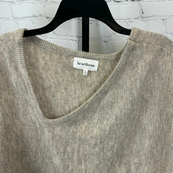 Heartloom Asymmetrical Square Neckline Sweater Size Medium - Picture 2 of 5